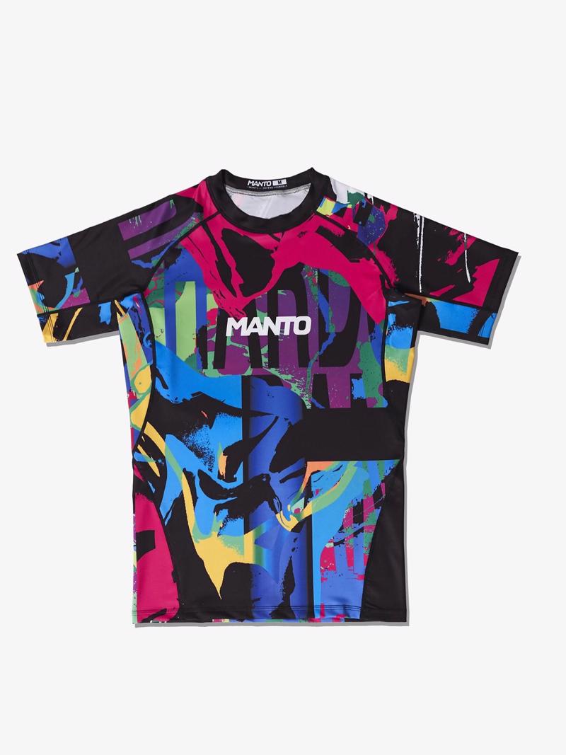 MANTO rave RASHGUARD -black